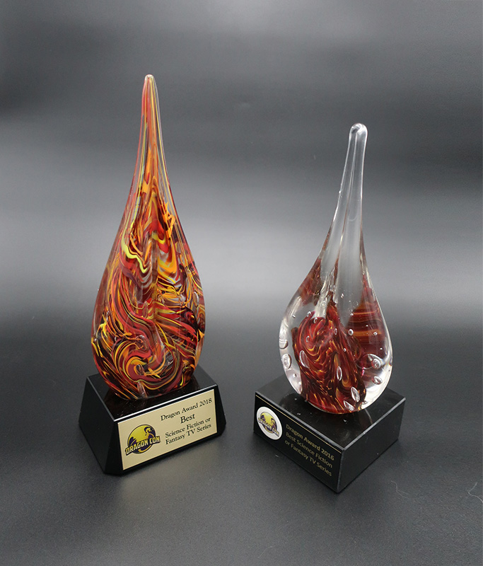 Dragon Award trophies